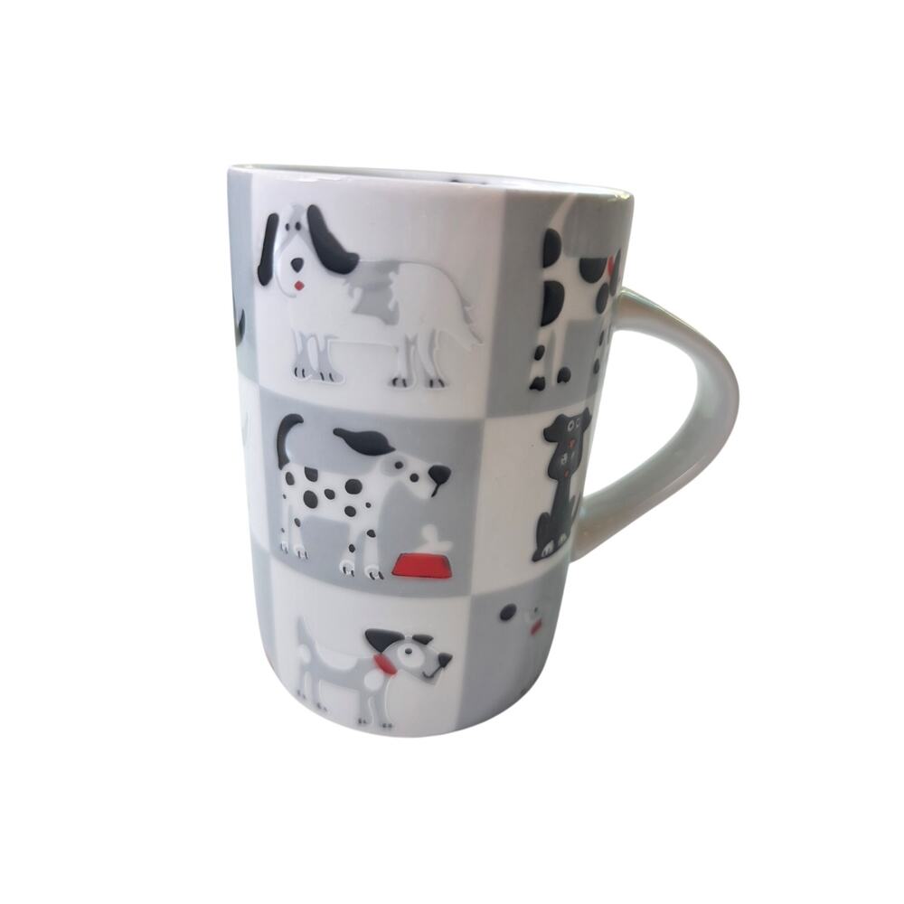 CHEQUERED PETS Rayware Dogs Fine Porcelain Coffee Mug United Kingdom